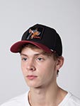 Бейсболка GOORIN BROTHERS арт. 101-2999 (черный / бордовый)